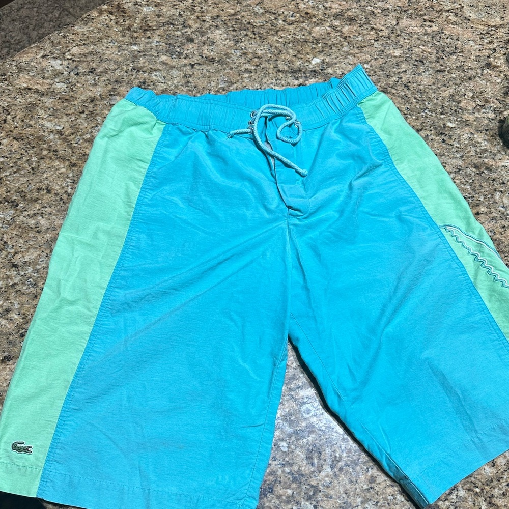 Lacoste Men’s Swim Board Shorts! Size L